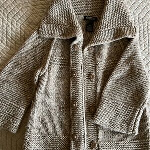 Eddie Bauer Taupe Knit Cardigan